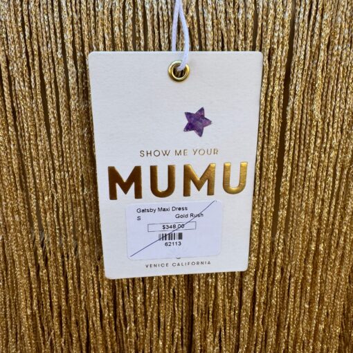 Show me your Mumu gold Gatsby dress size XS NWT retail $348 - Image 3