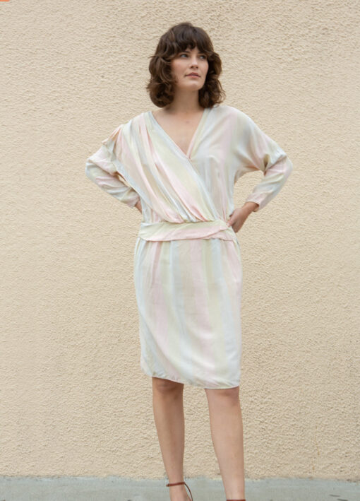 Pastel Wash Silk Dress