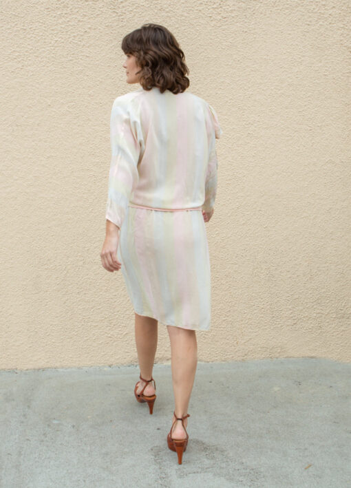 Pastel Wash Silk Dress - Image 5