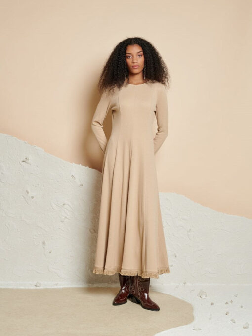 Ghospell  Kimberley Knit Midi Dress - Image 2