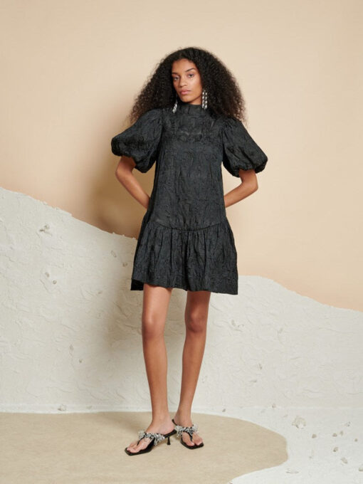 Ghospell  Salome Jacquard Mini Dress - Image 2