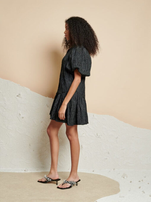 Ghospell  Salome Jacquard Mini Dress - Image 3