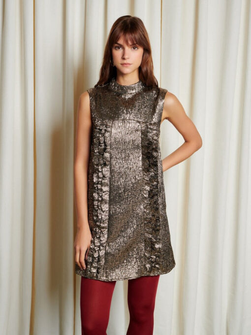 Ghospell  Lundy Metallic Dress