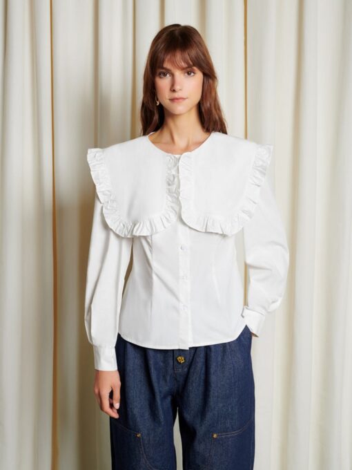 Ghospell  Christy Collar Blouse