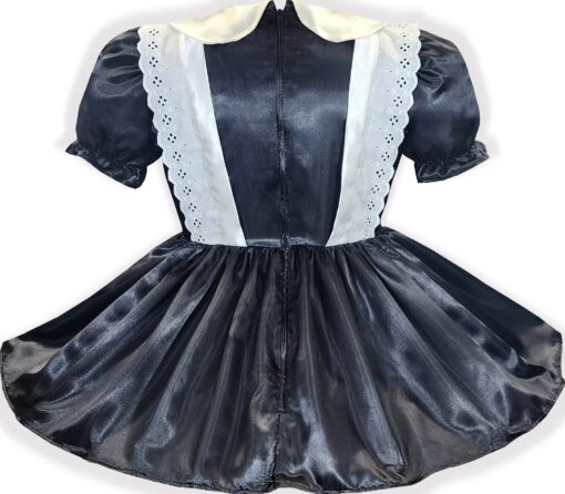 Mildred Custom Fit Satin & Eyelet French Maid Adult Sissy Dress by Leanne's - Image 2