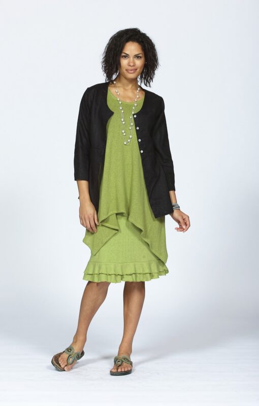 button front linen tunic - Image 5