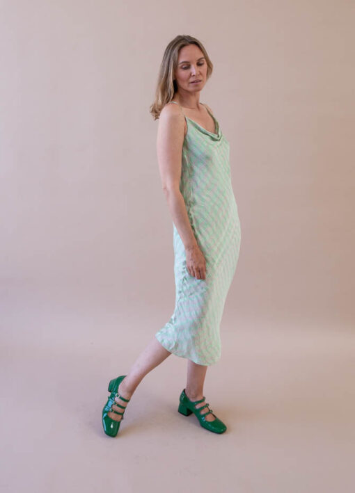 Rujuta Sheth Molly Slip Dress High Tide - Image 3