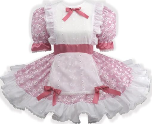 Ready to Wear Eyelet Flowers Bows Adult Sissy Dress Leanne