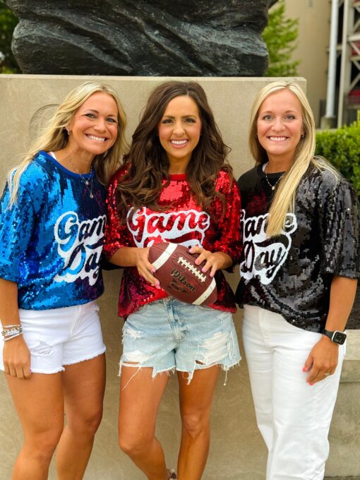 Sequin Game Day Top - 3 Color Options - Image 16