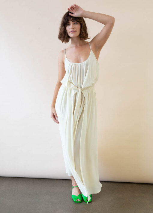 Amente Front Tie Slip Dress - Image 2