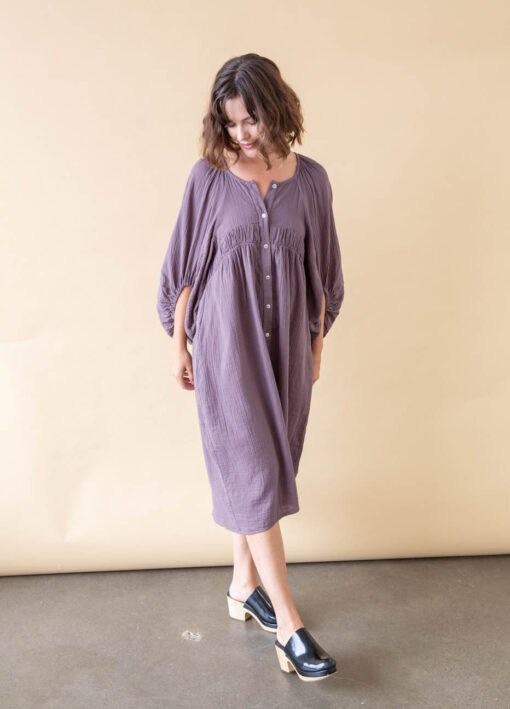 Atelier Delphine Plum Truffle Maeve Dress - Image 3