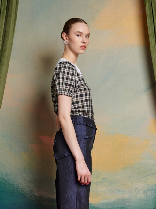 Quill Check Blouse - Image 2