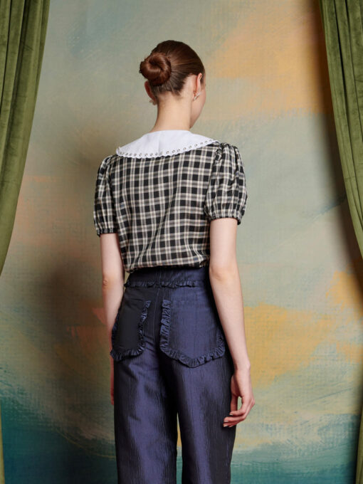 Quill Check Blouse - Image 3