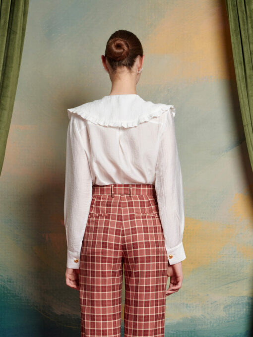 Royale Mixed Button Blouse - Image 3