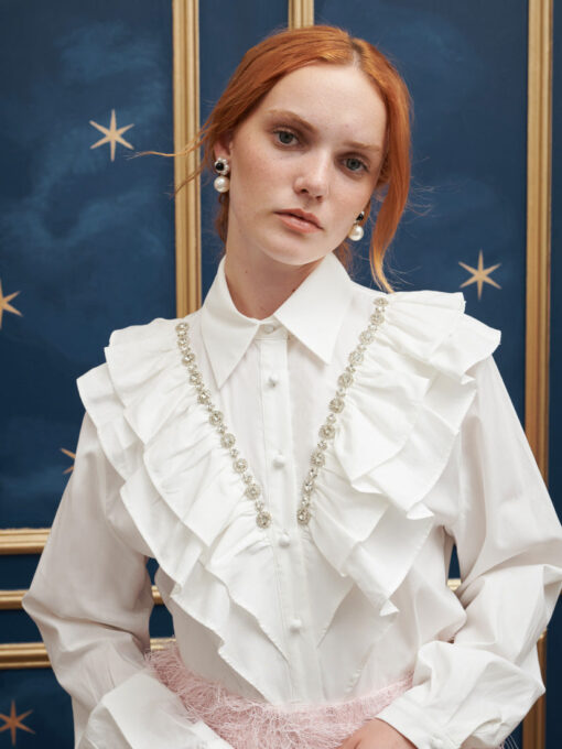 Starry Ruffle Blouse - Image 5