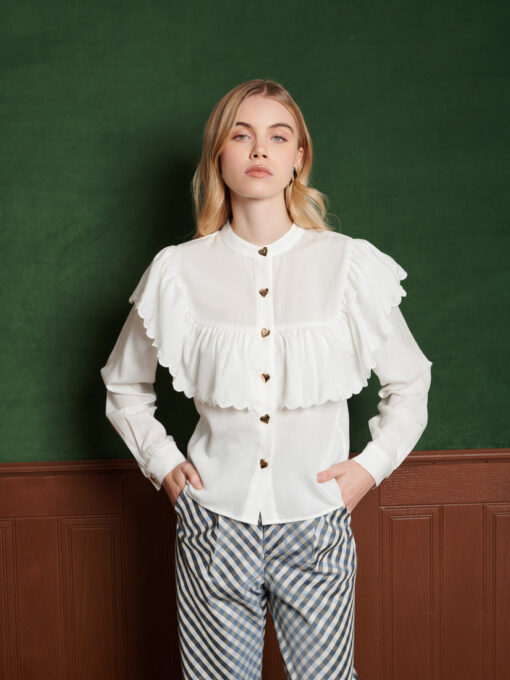 Hazel Scallop Blouse