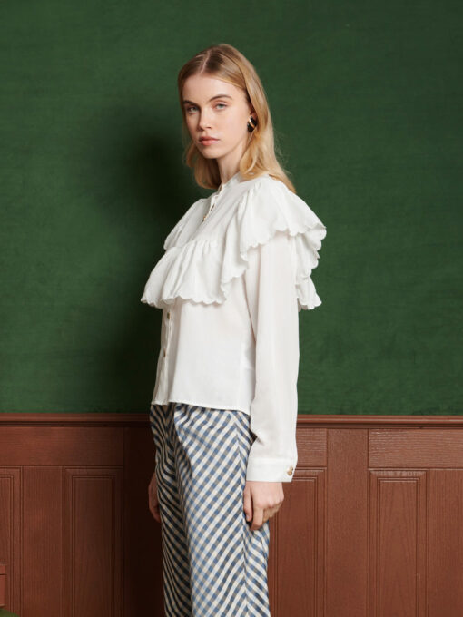 Hazel Scallop Blouse - Image 2