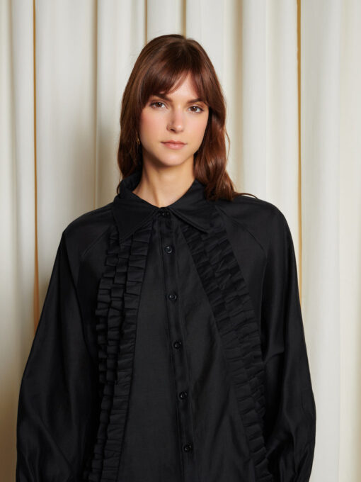 Ghospell  Lundy Ruffle Shirt - Image 5