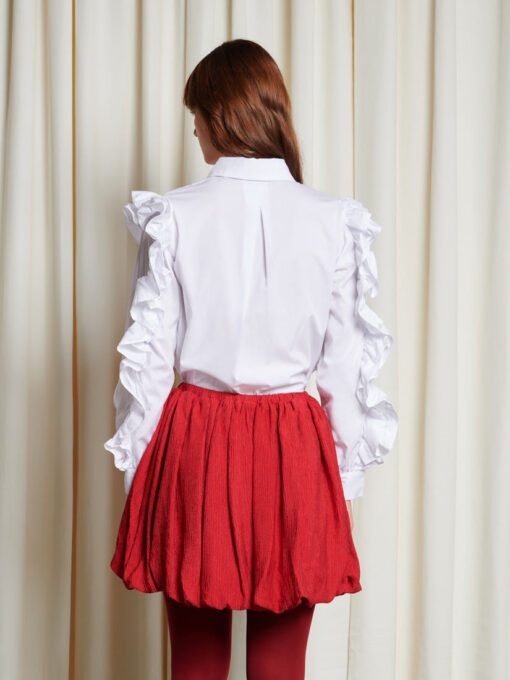 Ghospell  Melissa Ruffled Shirt - Image 4