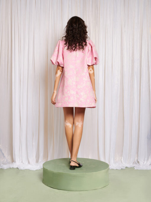 Laurel Jacquard Bow Dress - Image 5