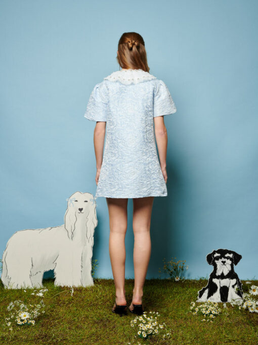 Squirrel Jacquard Mini Dress - Image 3