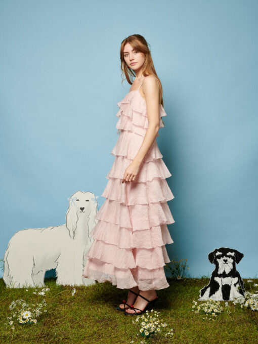 Winnie Ruffle Midi Dress - Image 2