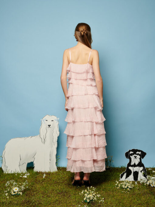 Winnie Ruffle Midi Dress - Image 3