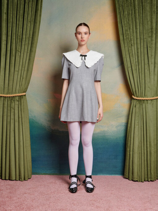 Heron Bow Mini Dress - Image 4