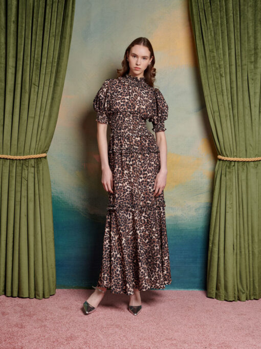 Lise Leopard Maxi Dress - Image 4