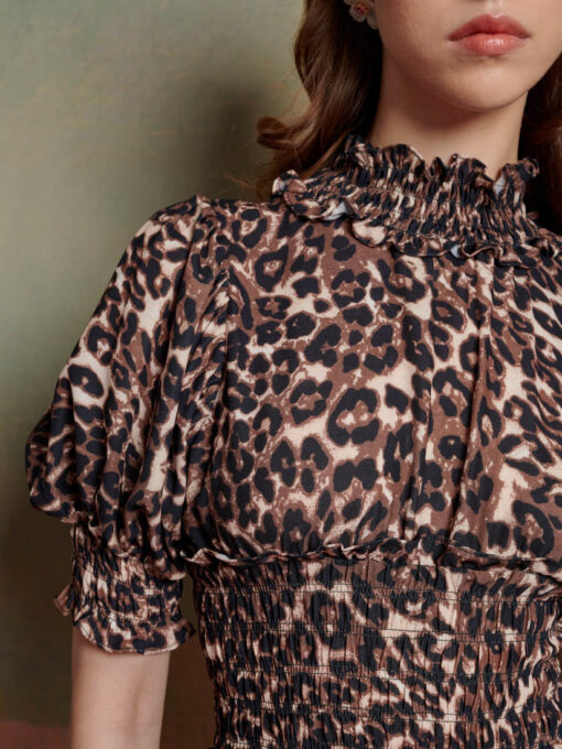 Lise Leopard Maxi Dress - Image 6