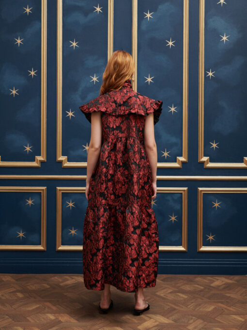 Fantasy Jacquard Maxi Dress - Image 3