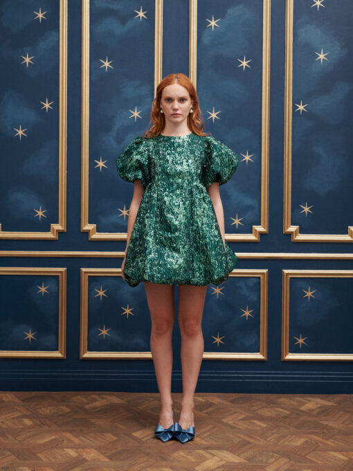 Potion Jacquard Mini Dress - Image 4