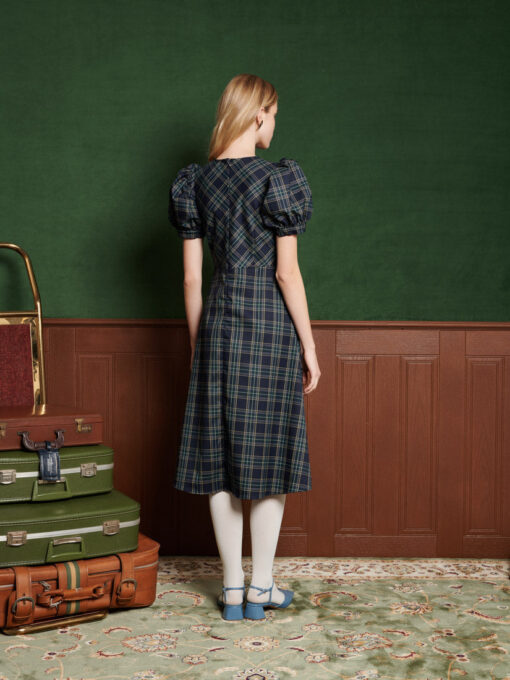 Chalet Check Midi Dress - Image 3