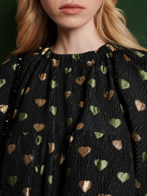 Carriage Hearts Jacquard Dress - Image 6