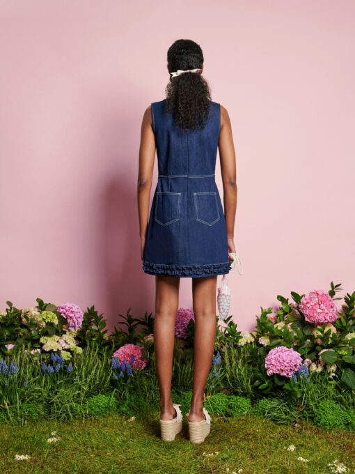 DREAM Rosie Denim Mini Dress - Image 4