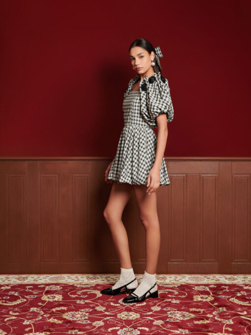 <b>DREAM</b> Thelma Check Mini Dress - Image 2