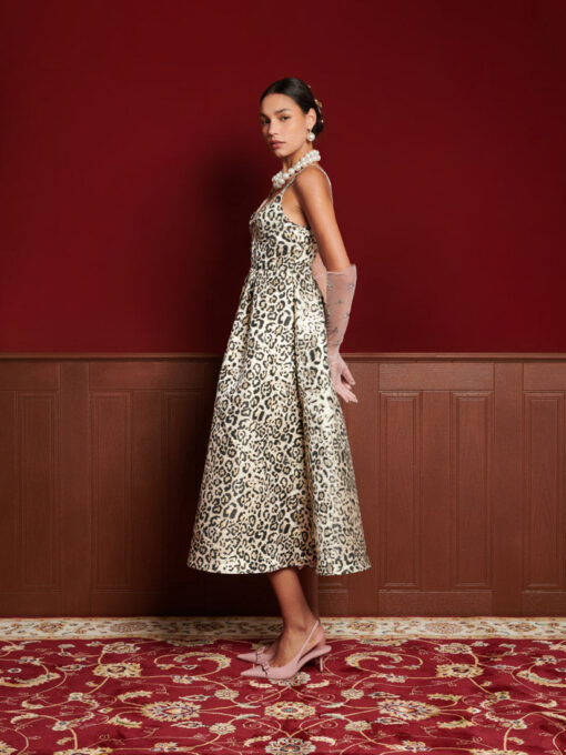 DREAM Gilded Leopard Midi Dress - Image 2