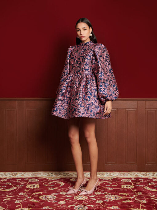 DREAM Eugene Jacquard Mini Dress - Image 4