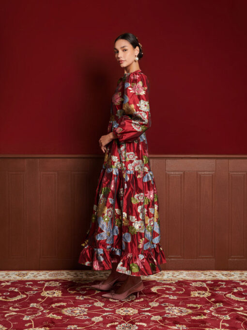 DREAM Ruby Jacquard Maxi Dress - Image 2