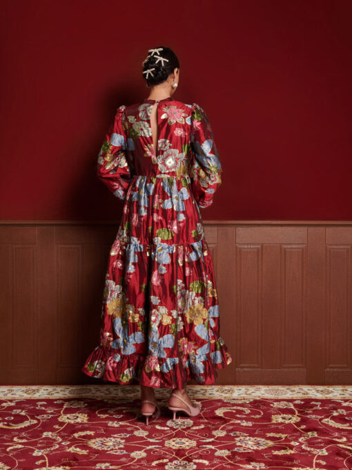 DREAM Ruby Jacquard Maxi Dress - Image 3