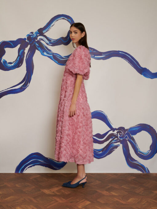 DREAM Rose Delice Tulle Midi Dress - Image 3