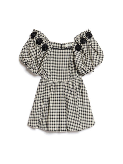 <b>DREAM</b> Thelma Check Mini Dress - Image 7