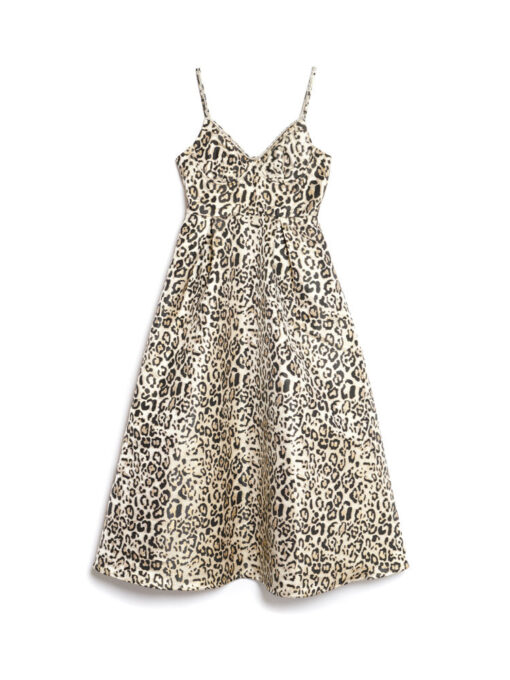 DREAM Gilded Leopard Midi Dress - Image 7