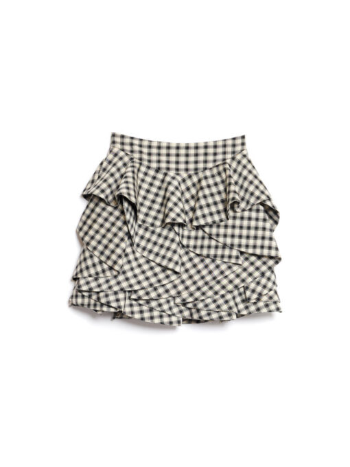 DREAM Thelma Check Ruffle Skirt - Image 7