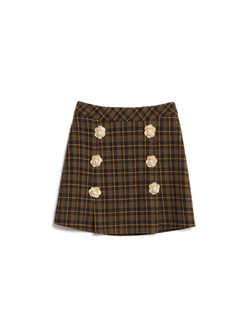 DREAM Vienna Check Mini Skirt - Image 7