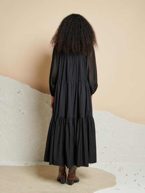 Ghospell  Harriet Tiered Midi Dress - Image 4