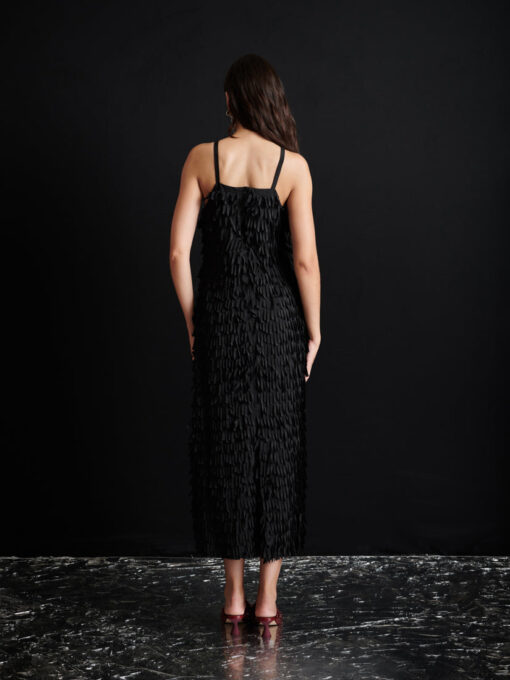 Ghospell  Wyatt Texture Midi Dress - Image 4