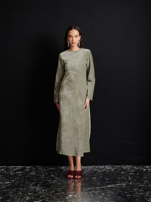 Ghospell  Maude Velvet Midi Dress - Image 2