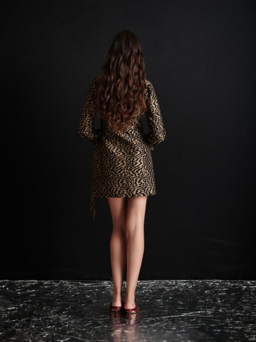 Ghospell  Phoebe Jacquard Mini Dress - Image 4