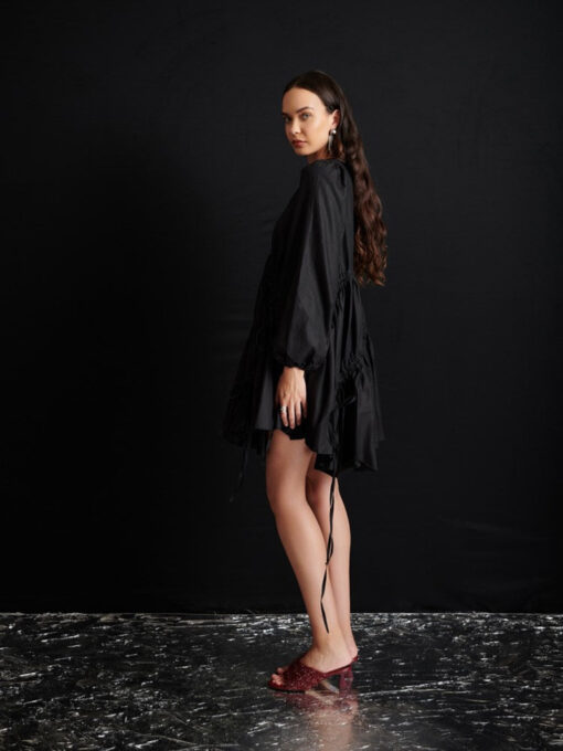 Ghospell  Noor Ruched Mini Dress - Image 3